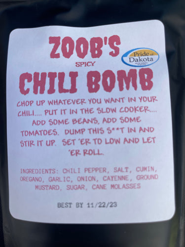 Zoob's Spicy Chili Bomb